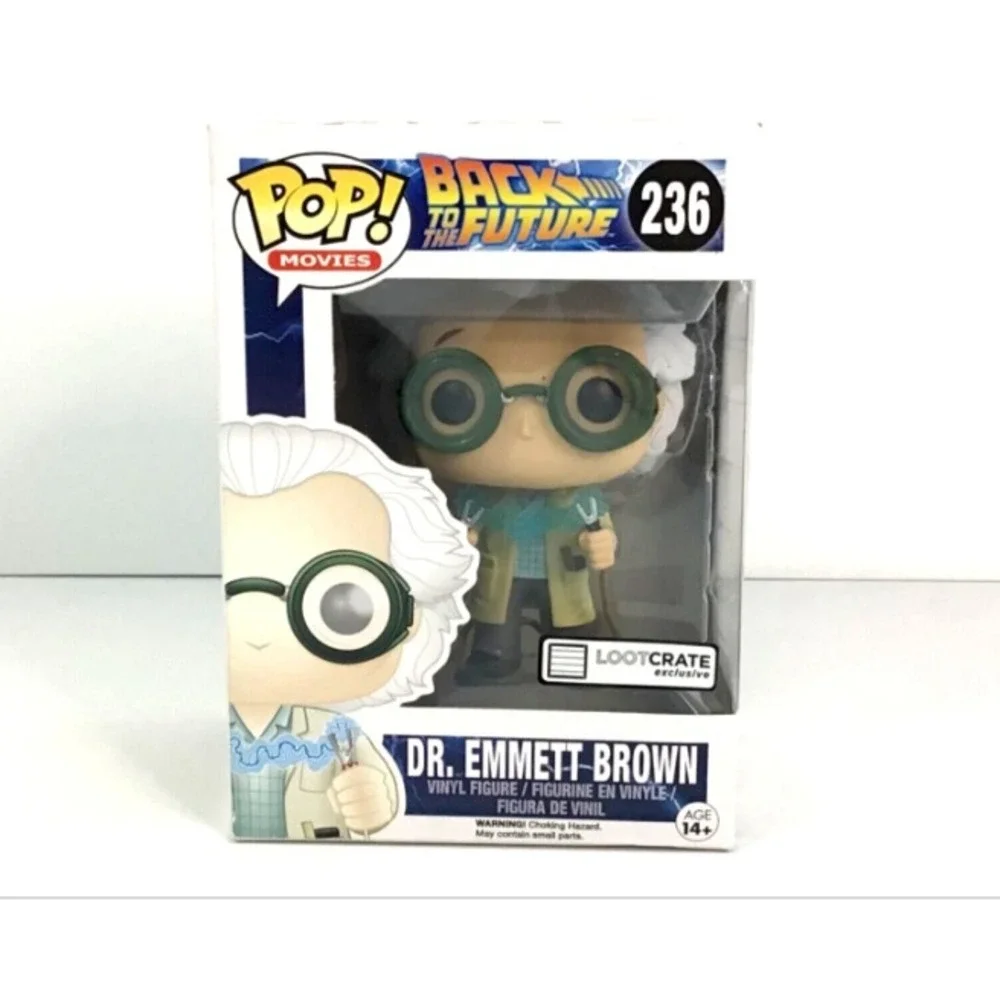 Funko Pop Brand New Collectable Dr. Emmett‎ Brown 236 Back To The Future
